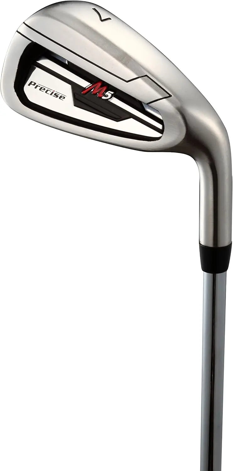 Left Handed M5 Golf Club Set for Tall Men, Black/Red