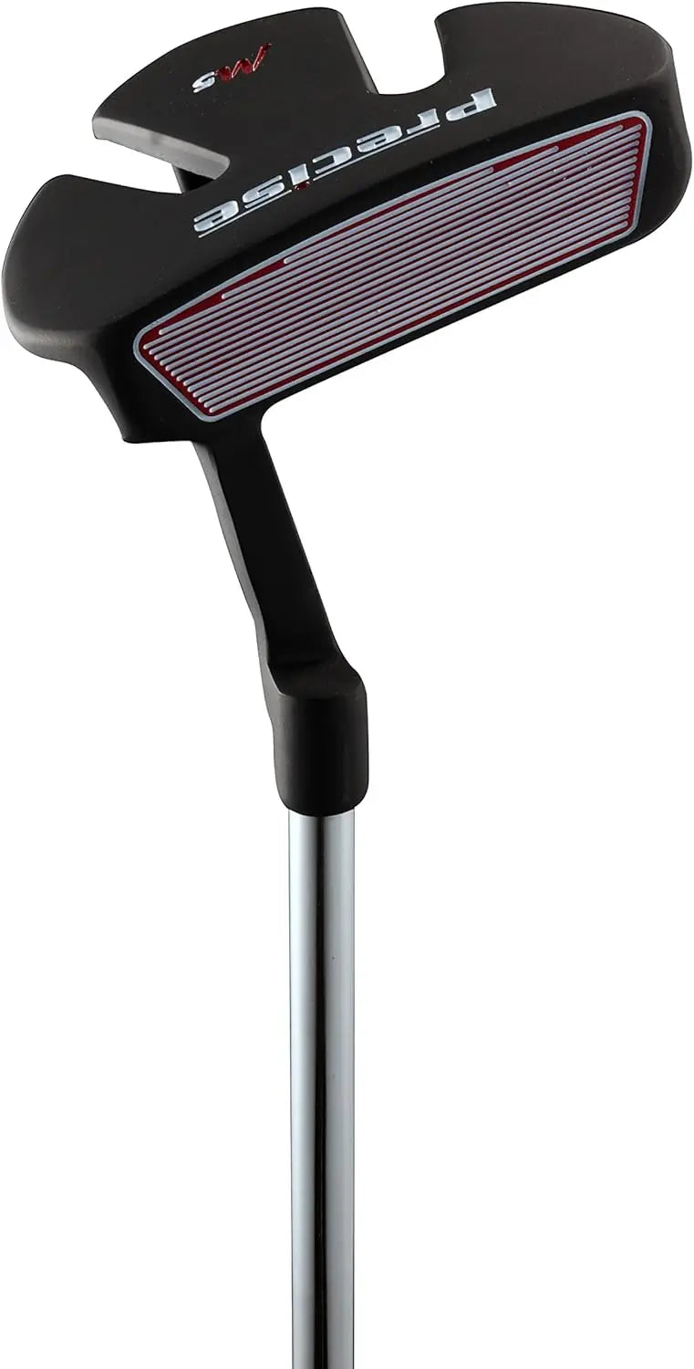 Left Handed M5 Golf Club Set for Tall Men, Black/Red