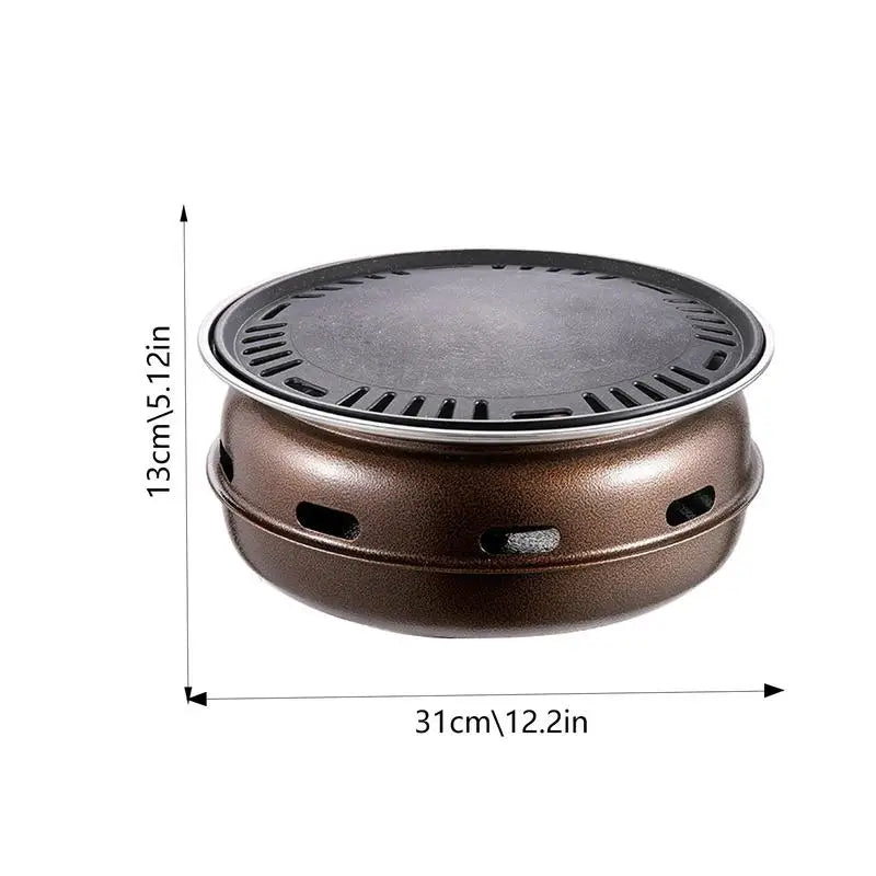 Barbecue Grill Charcoal Stove Heat-insulating BBQ Stove Split Barbecue Rack Barbecue Grilled Meat Fried Steak Stove