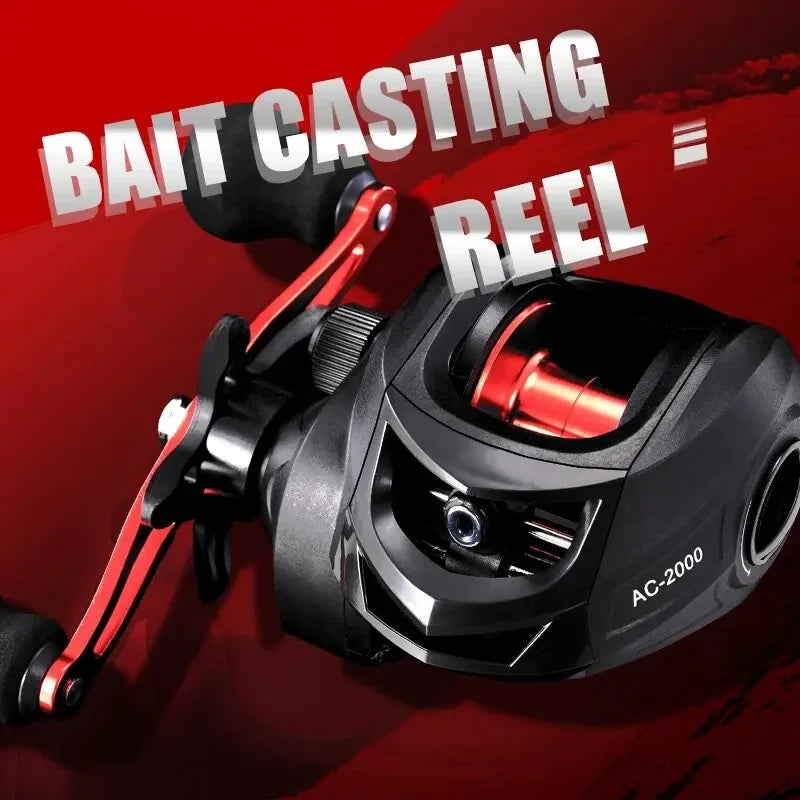 Rooblinos AC Baitcasting Reel Saltwater Freshwater Fishing Reels Max Drag 8KG Light Surf Cast Reel Baitcaster Reels