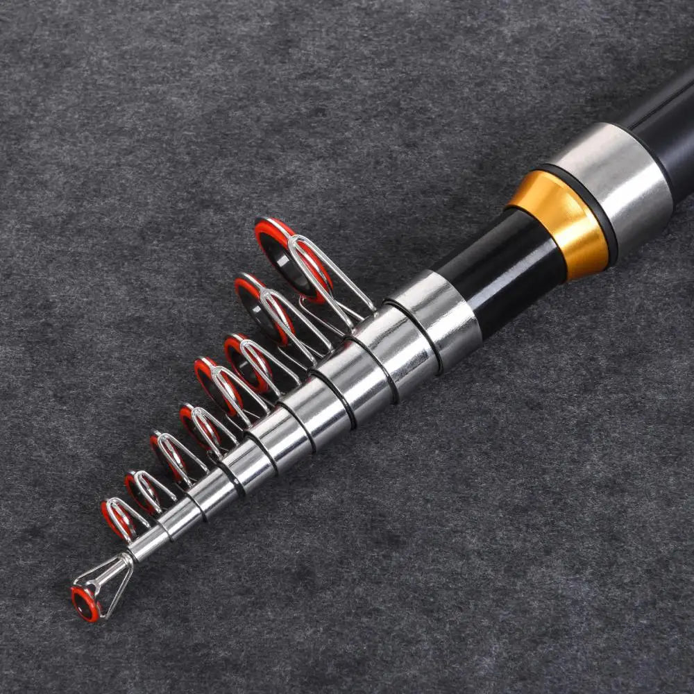 Telescopic Fishing Rod Portable Sea Spinning Rod Ultralight Carbon Fiber Lure Carp Feeder Rod Spinning Casting Fishing Rod