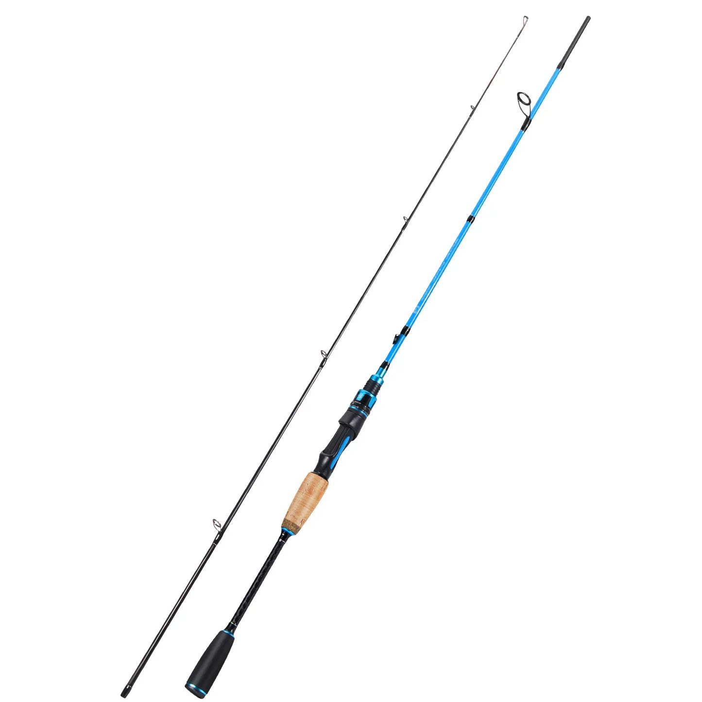 Fishing Rod 1.8-2.1m Spinning/Casting Fishing Rod MH Power Carbon Fishing Rod 2 Sections 8-17lb