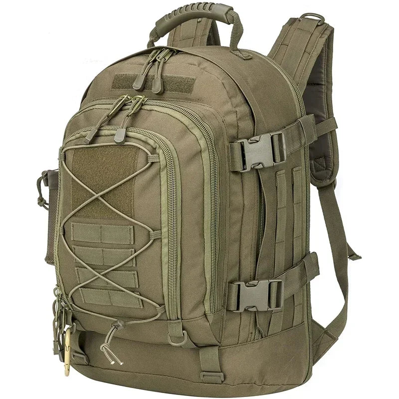 60L Military Tactical Backpack Army Molle Assault Rucksack Outdoor Travel Hiking Rucksacks Camping Hunting mochila hombre